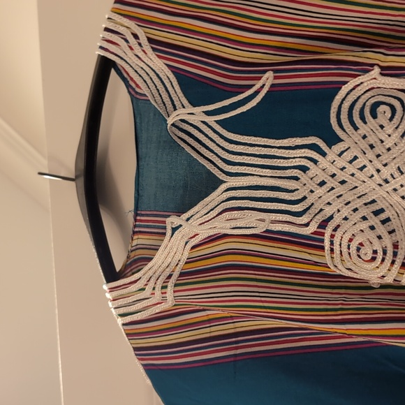 Moroccan Kaftan one size dark teal - Picture 7 of 10